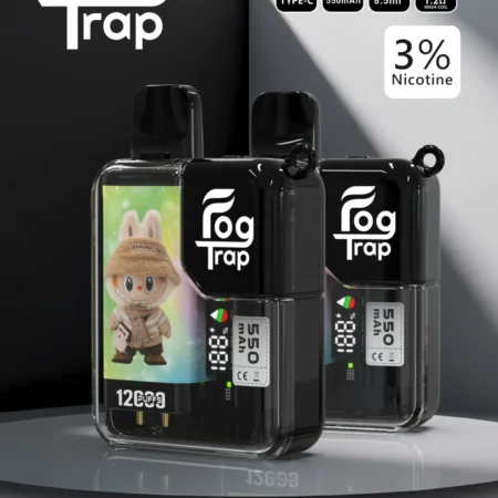 Fog Trap拉布布×蠟筆小新聯名款12000口拋棄式小煙|卡通造型吸睛×耐抽好入口 Fog-trap