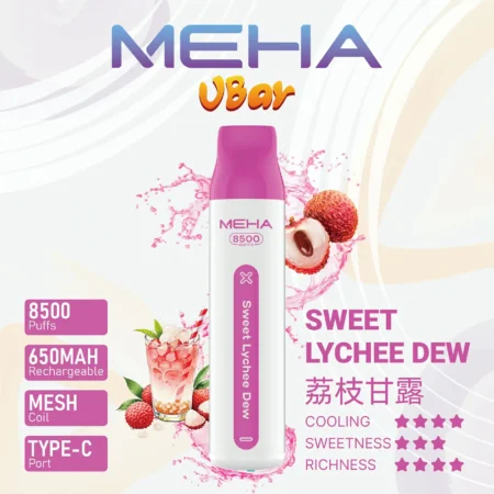 MEHA VBar魅嗨8500口小白條拋棄式電子煙|大容量持久體驗 MEHA VBar魅嗨8500口小白條拋棄式電子煙|大容量持久體驗