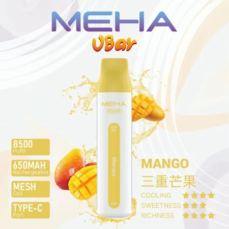 MEHA VBar魅嗨8500口小白條拋棄式電子煙|大容量持久體驗 MEHA VBar魅嗨8500口小白條拋棄式電子煙|大容量持久體驗