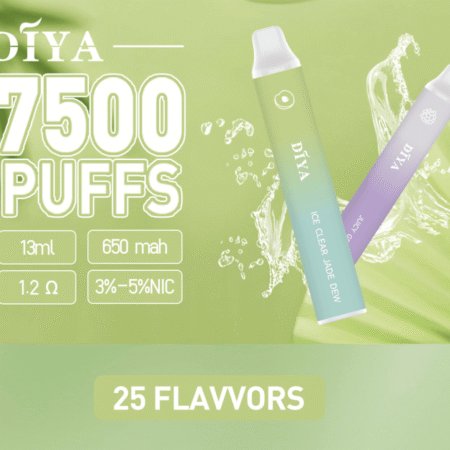 DIYA 7500口拋棄式電子煙|輕巧便攜|耐用穩定