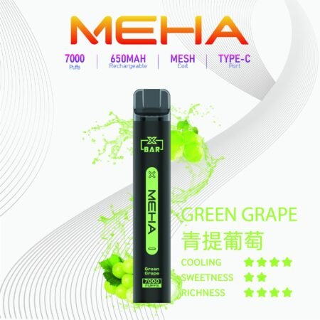 Meha Xbar 魅嗨小黑條 一次性電子煙 7000口｜大容量持久型 台灣現貨供應