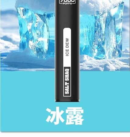 SALT SHAQ 鯊克7000口拋棄式煙桿｜持久續航・經典口感 小黑條