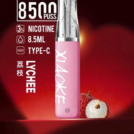 xiaoke 梟客 口紅款 8500口 拋棄式電子煙｜高顏值設計・大容量續航・台灣現貨