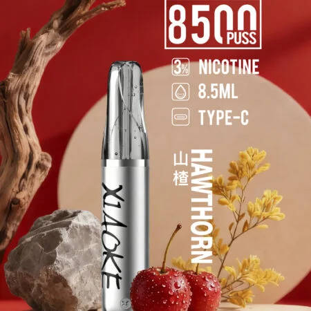 xiaoke 梟客 口紅款 8500口 拋棄式電子煙｜高顏值設計・大容量續航・台灣現貨