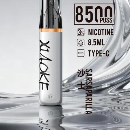 xiaoke 梟客 口紅款 8500口 拋棄式電子煙｜高顏值設計・大容量續航・台灣現貨