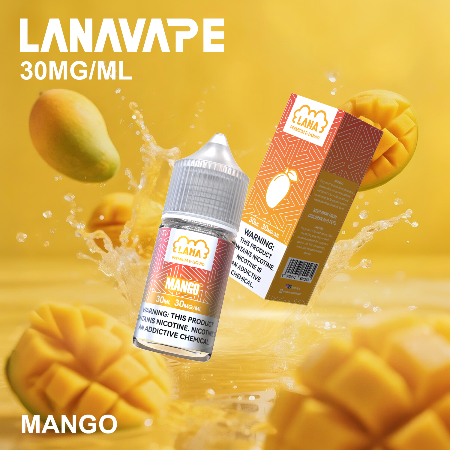 LANA 拉娜 30ml 瓶裝煙油|30MG 冰感強勁・清涼口感升級 LANA 拉娜 30ml 瓶裝煙油|30MG 冰感強勁・清涼口感升級:圖片 2